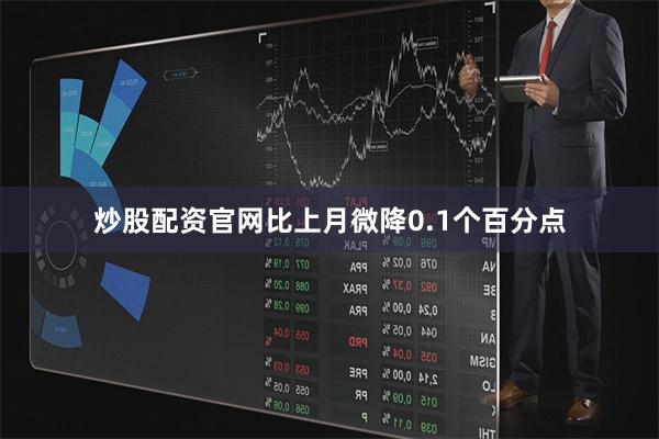 炒股配资官网比上月微降0.1个百分点