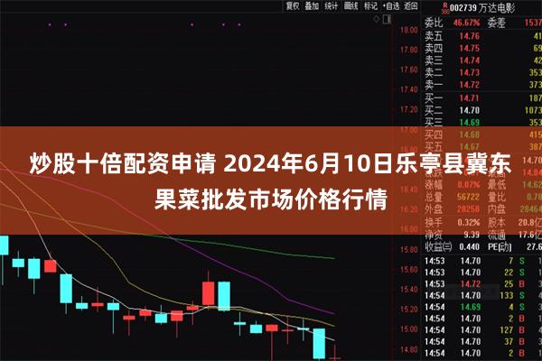 炒股十倍配资申请 2024年6月10日乐亭县冀东果菜批发市场价格行情