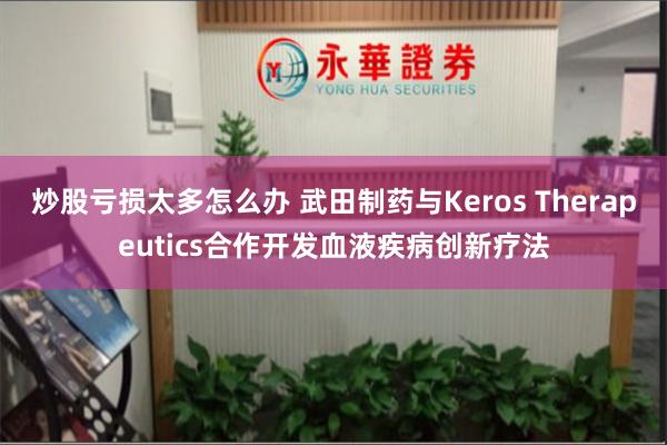 炒股亏损太多怎么办 武田制药与Keros Therapeutics合作开发血液疾病创新疗法