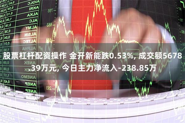 股票杠杆配资操作 金开新能跌0.53%, 成交额5678.39万元, 今日主力净流入-238.85万
